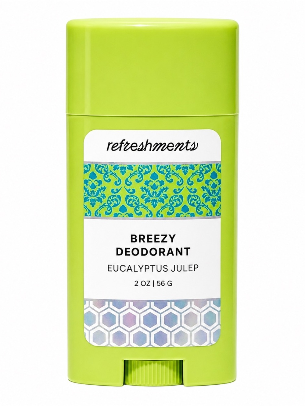 REFRESHMENTS EUCALYPTUS JULEP BREEZY DEODORANT 56G - BRAND NEW